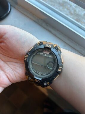 Coleman Black & Bronze Digital Outdoor Watch | Water Resistant Sport Watch